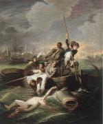 John Singleton Copley watson and the shark oil painting